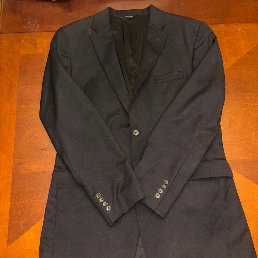 Jos A Bank | Travelers Collection | Black Wool Blazer |‎ Men's 42L